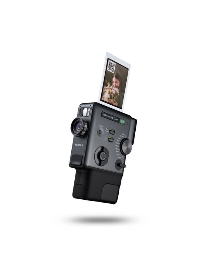 Instax FUJIFILM Instax Mini Evo Cinema Hybrid Instant Camera - Black - Image 3